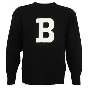 Antibacterial Finish Bowdoin B Knit Sweater from Varsity Athletic