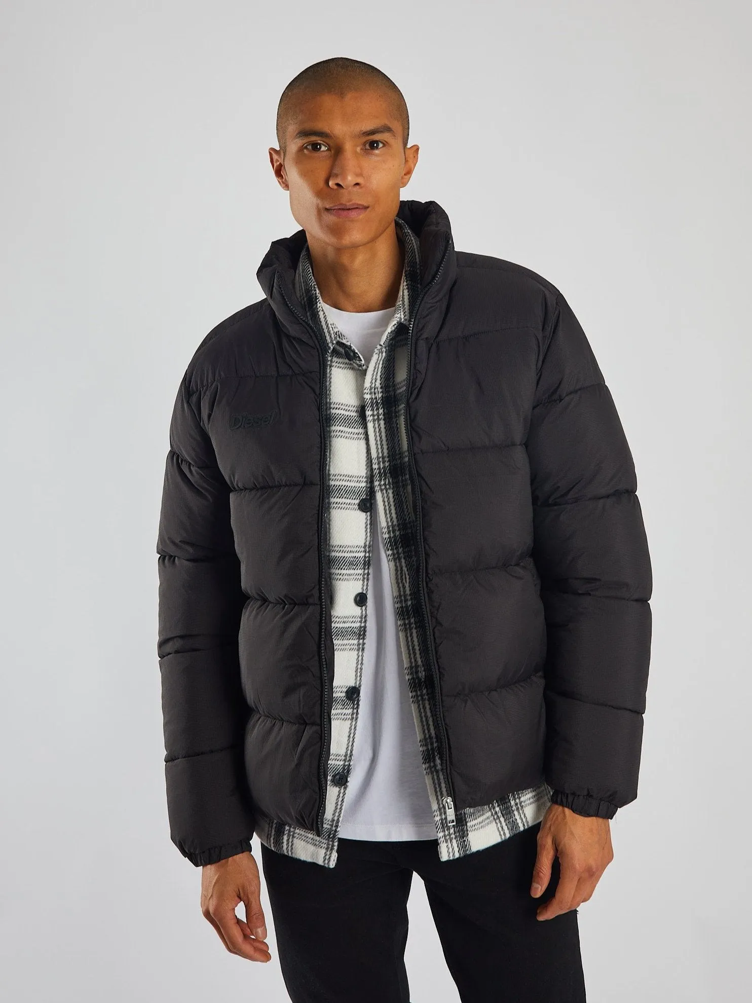 Knee Length Mack Puffa Matte Black