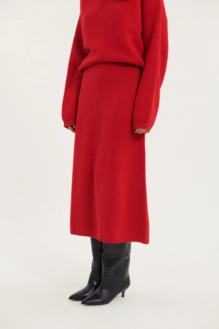 Seasonal Comfort Lise 3/4 Skirt - High Risk Red