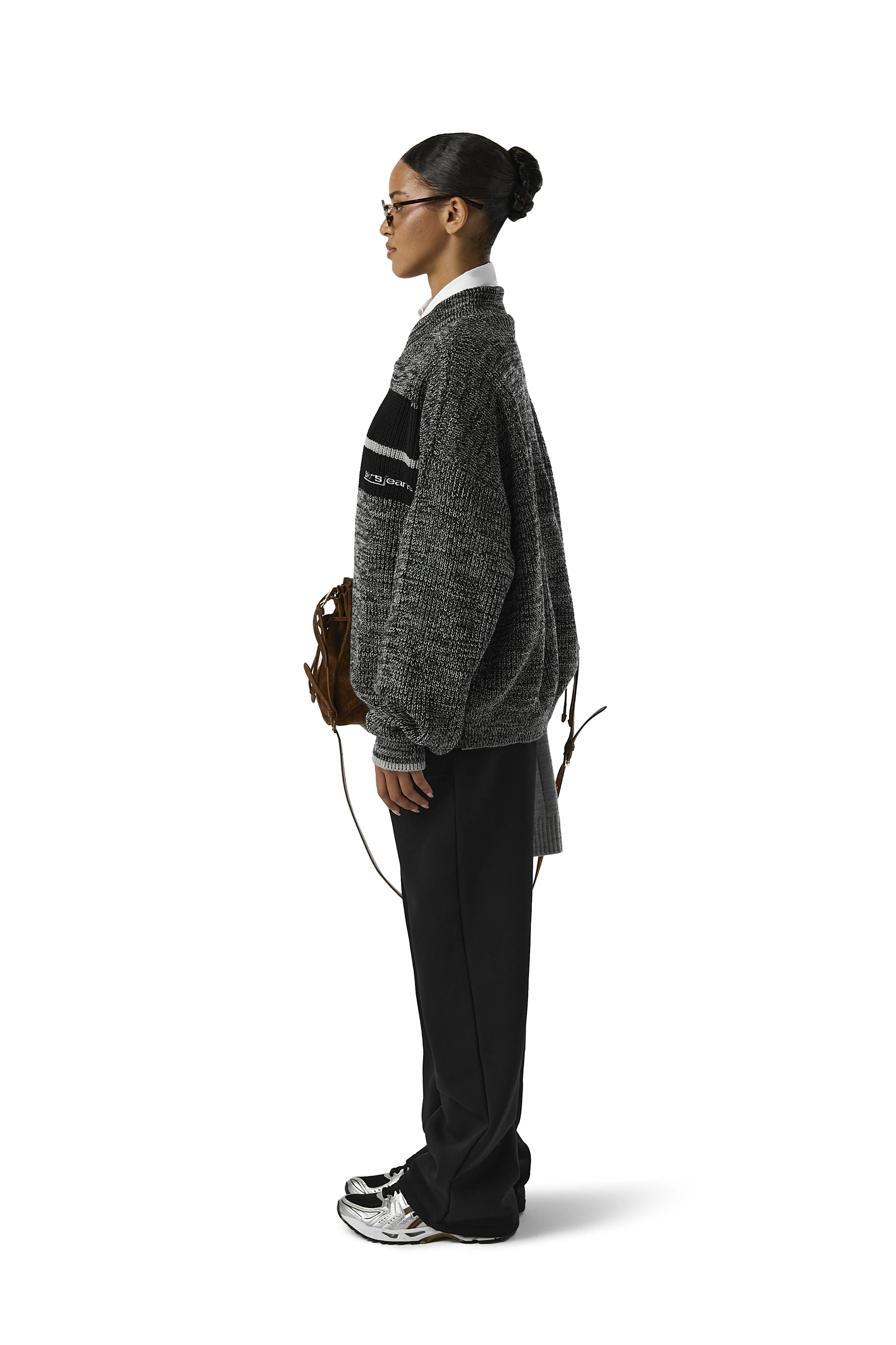 Neutral Style Nickname V Knit Sweater