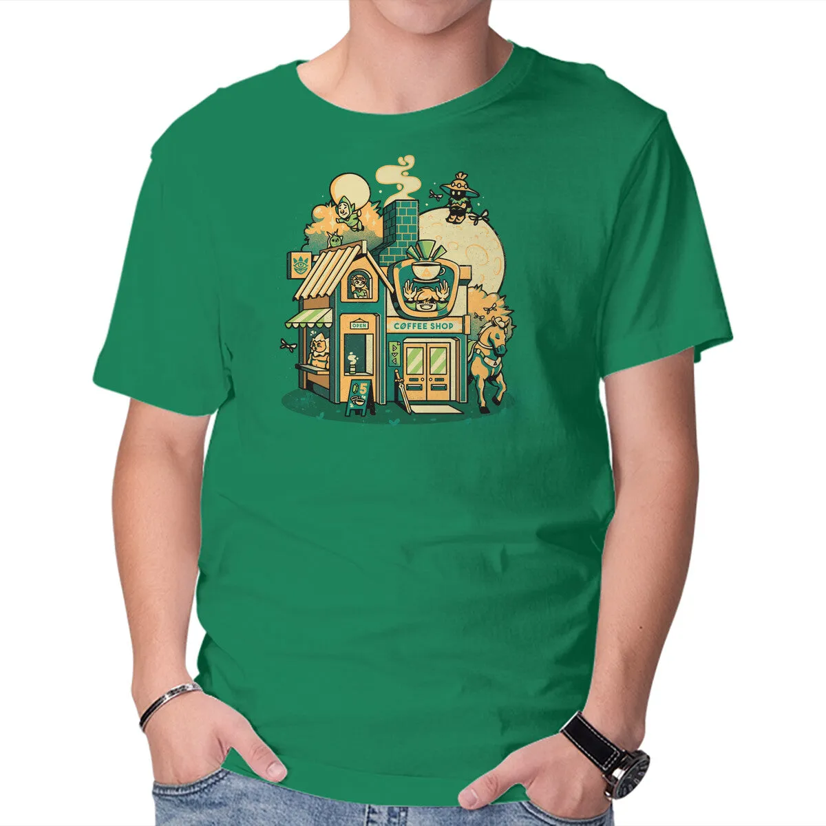 Hyrule Coffee Shop Fit Design Oversized Silhouette