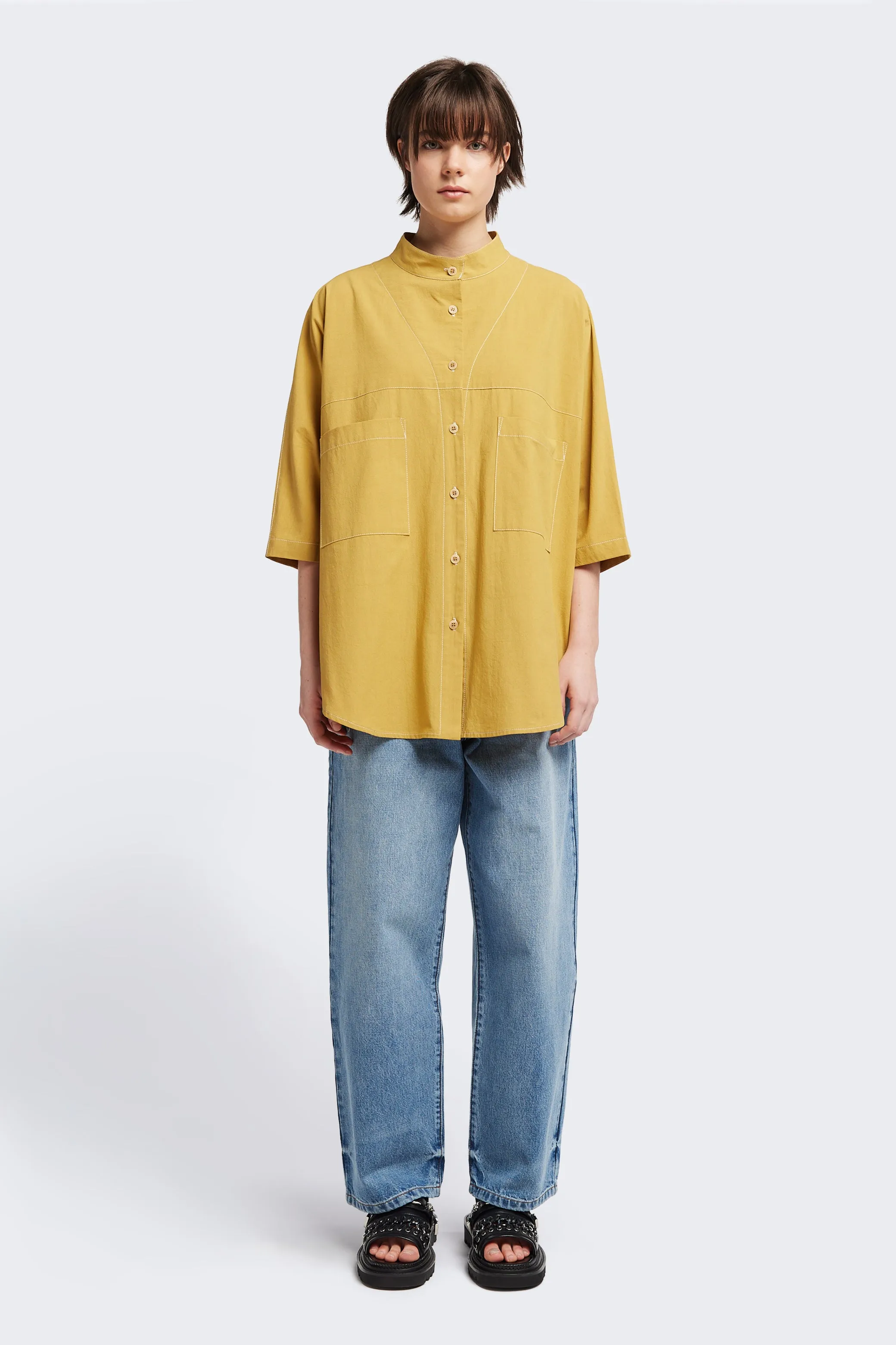Idyll Shirt Mustard Easy Fit