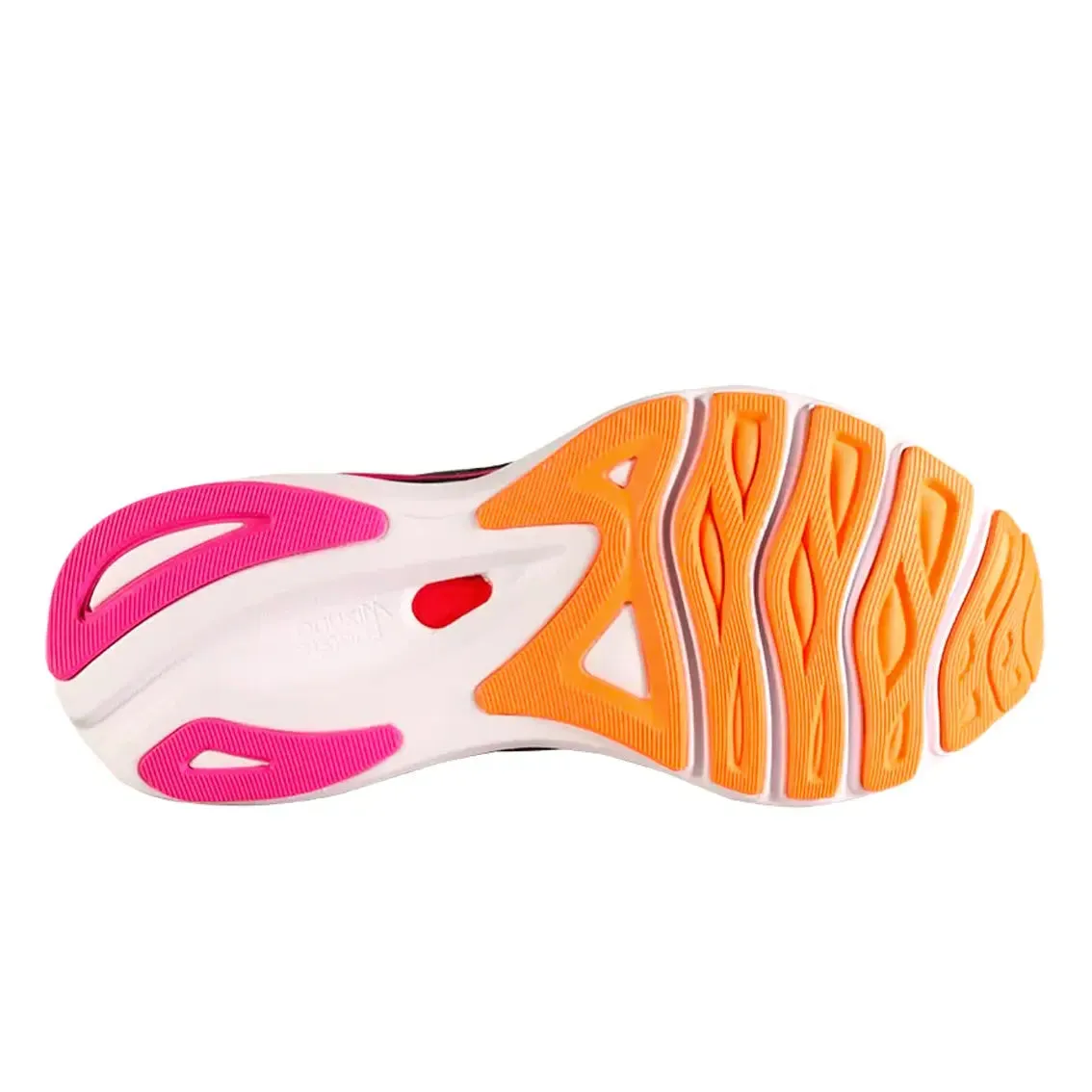 Womens Mizuno Wave Sky 6 (Wide) - Iron Gate / Nimbus Cloud / Neon Pink Abrasion Resistant Guards pointed - toe shoes