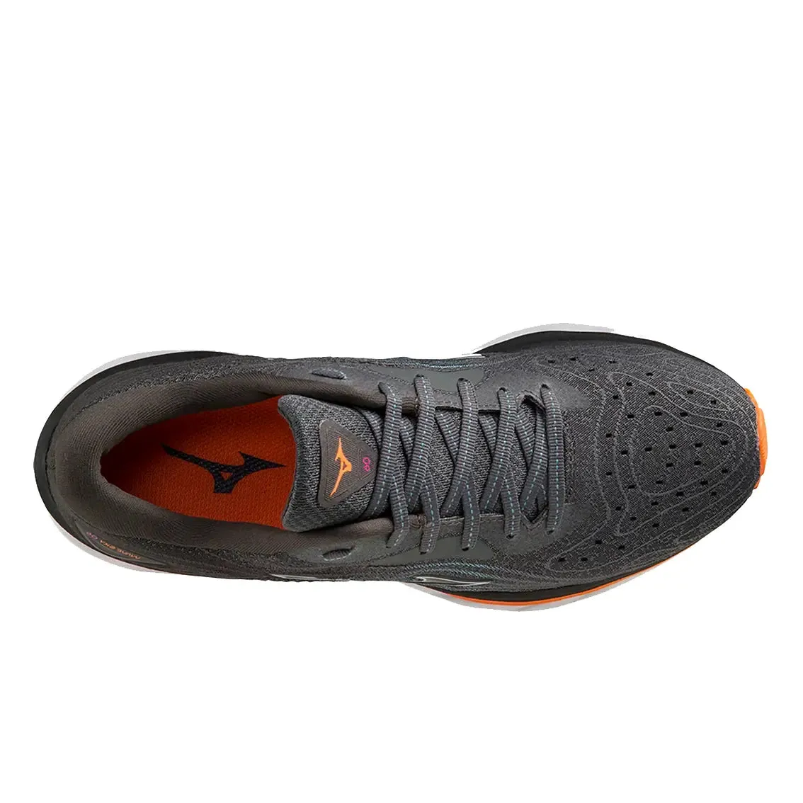 Step Support Womens Mizuno Wave Sky 6 (Wide) - Iron Gate / Nimbus Cloud / Neon Pink