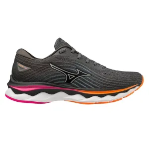 Womens Mizuno Wave Sky 6 (Wide) - Iron Gate / Nimbus Cloud / Neon Pink responsiveness shoes veteran running shoes