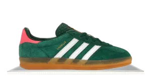 Adidas Gazelle Indoor Collegiate Green Lucid Pink Slip Fit