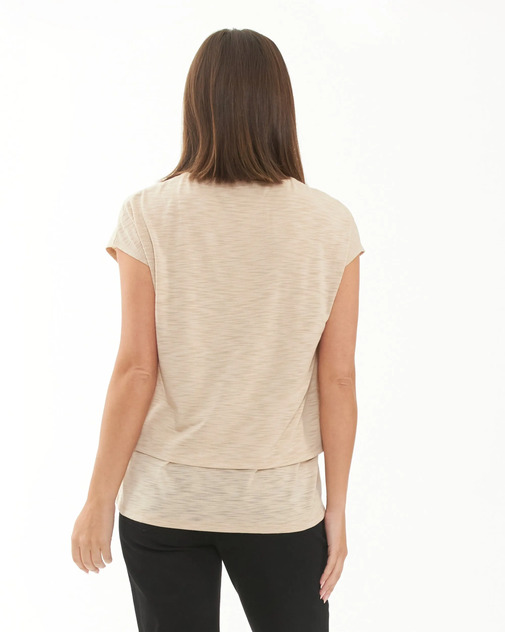 Jazmin Nursing Tee  Natural Stain Resistant