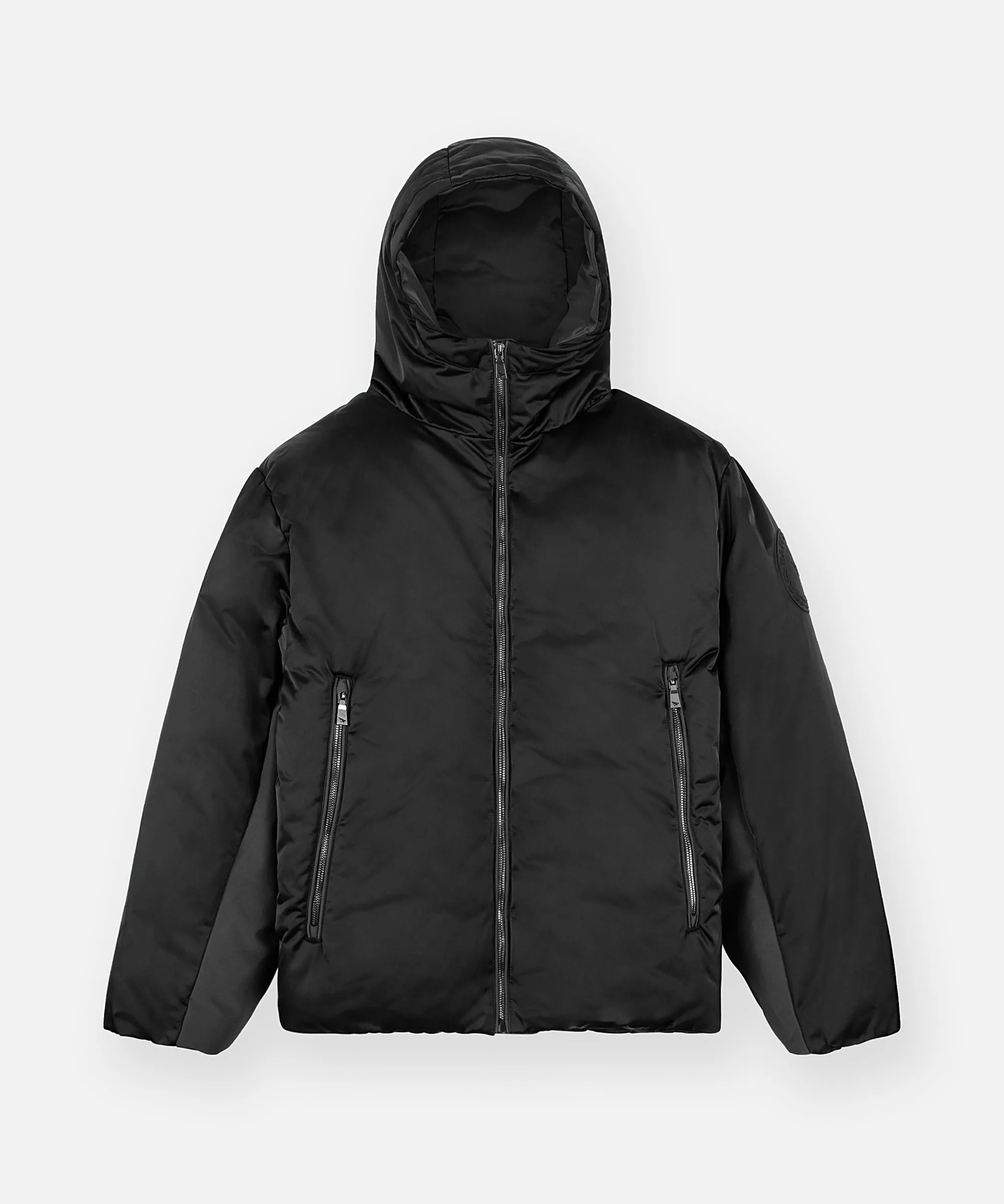 Puffer Jacket Minimalist Style Layered Collar