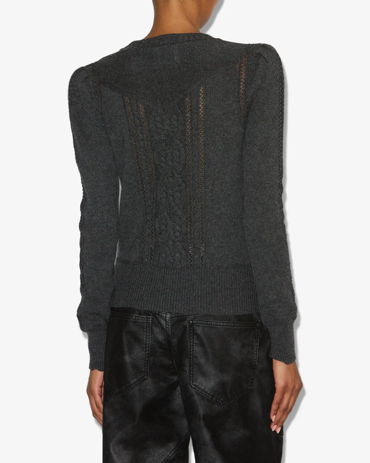 Lightweight texture Merino Wool Blend KELIA SWEATER