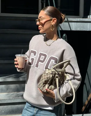 Knit Crew in Hazelnut Elastic Edging hypoallergenic material