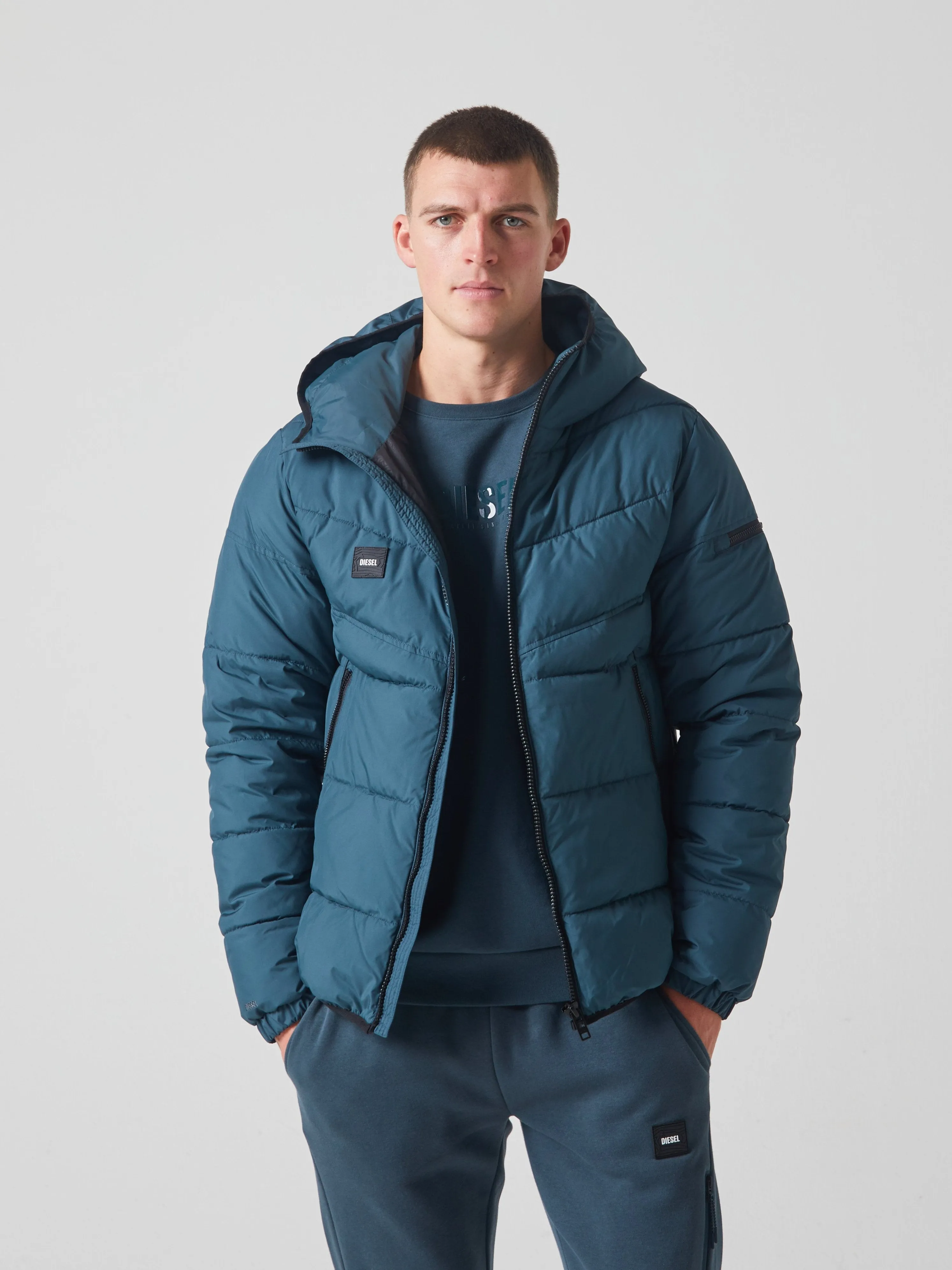 Knox Jacket Tidal Teal Recycled Material Blend Low Profile Logoing