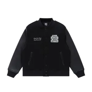 LABEL PACK PATCHED STADIUM JACKET BLACK Seam Sealed Technology