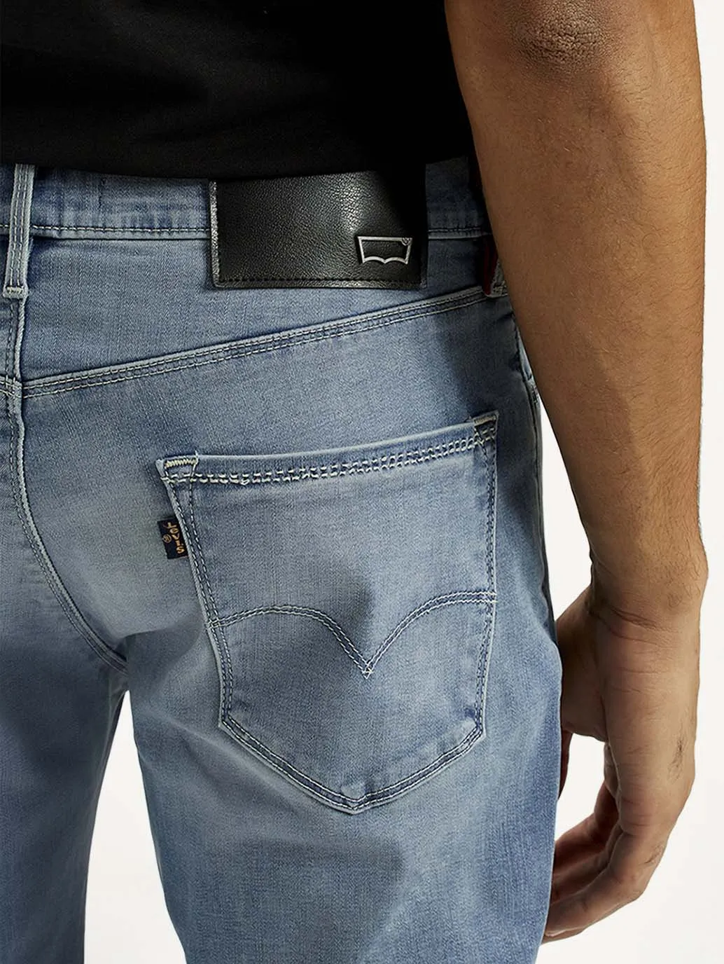 Men's Redloop 511 Dark Indigo Slim Fit Mid Rise Jeans Go To Outfit