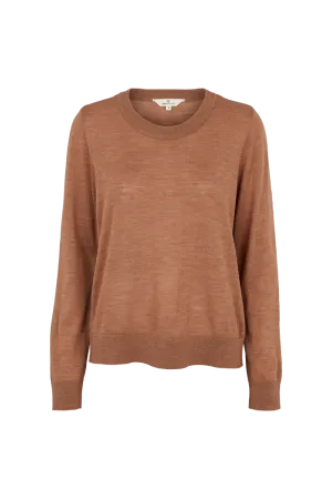 Wearable Basic TearResistant Fabric Vera Sweater - Apple Cinnamon
