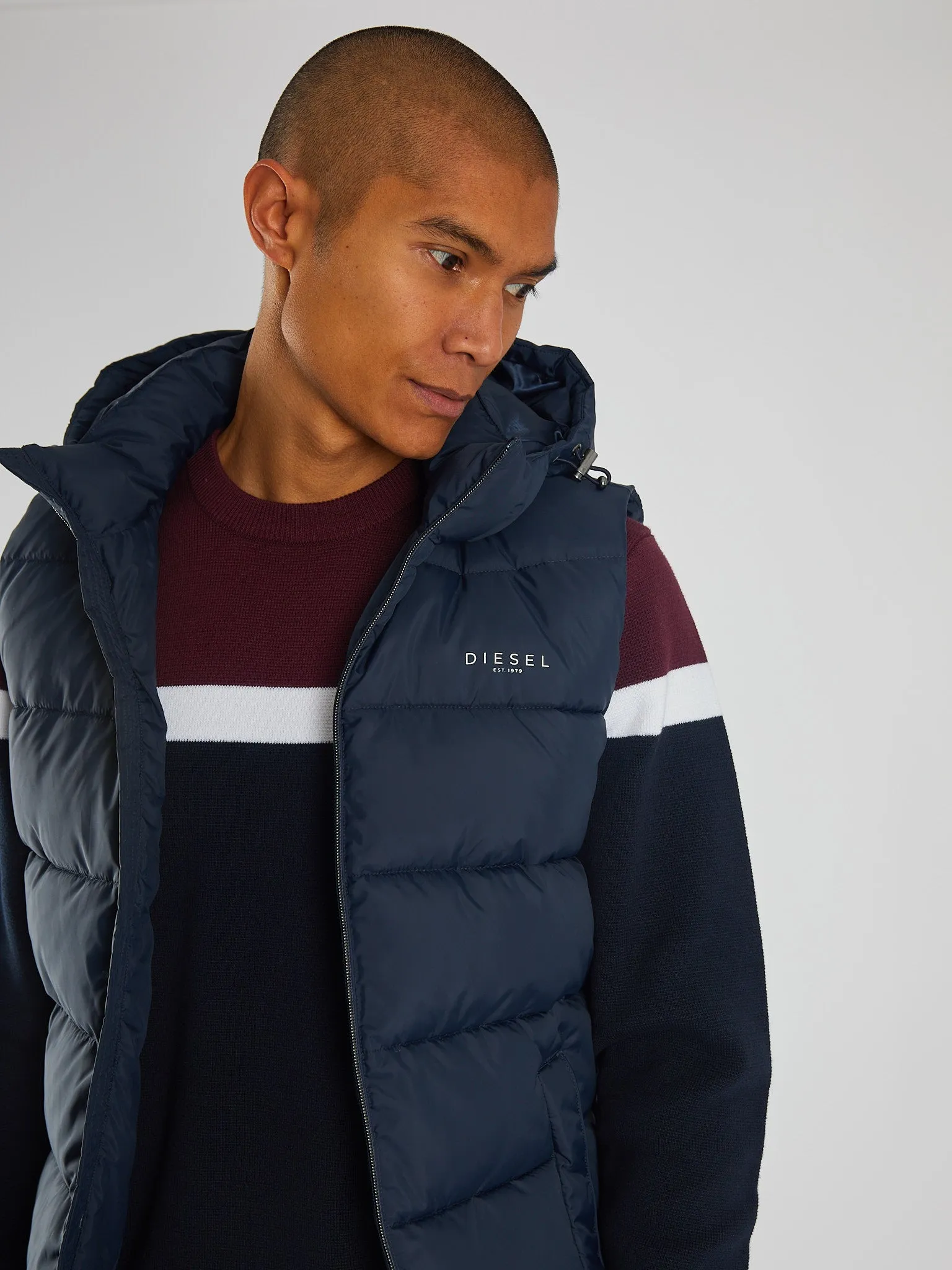 Tate Gilet North Navy Warm Lining