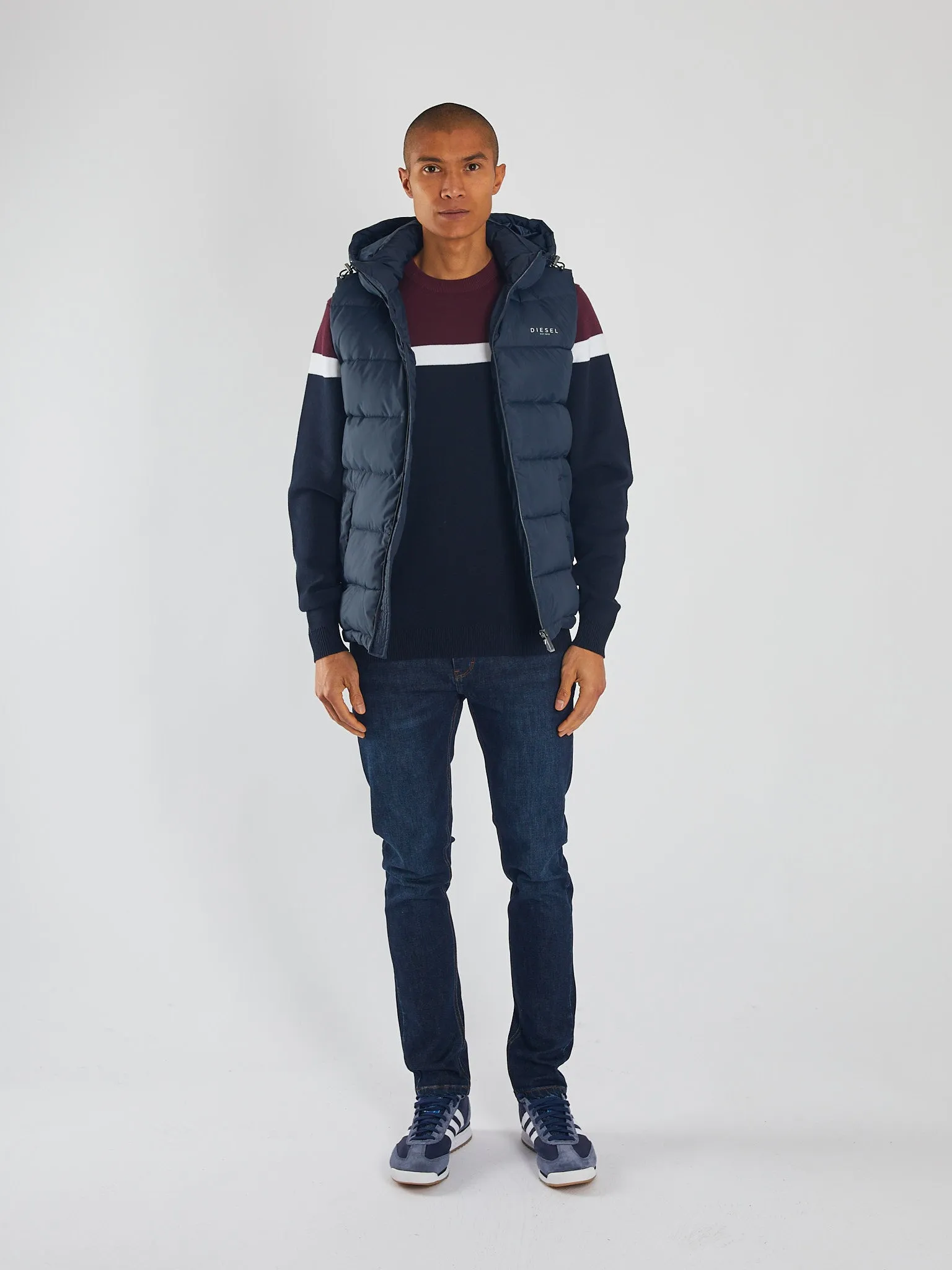 Tate Gilet North Navy Noise Free Zipper