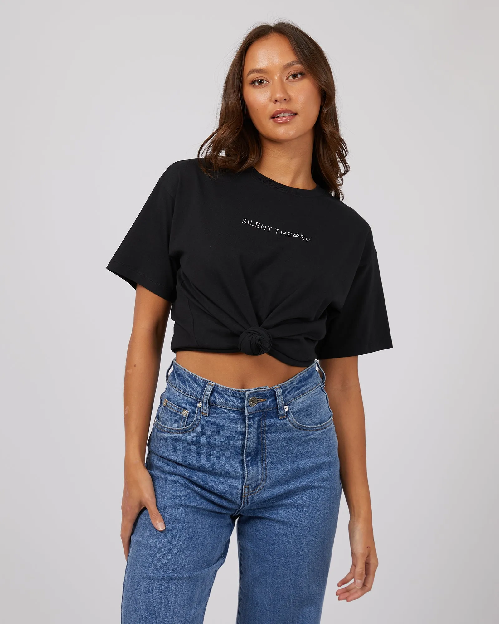 Cold Wash Optimized Logo Tee Washed Black