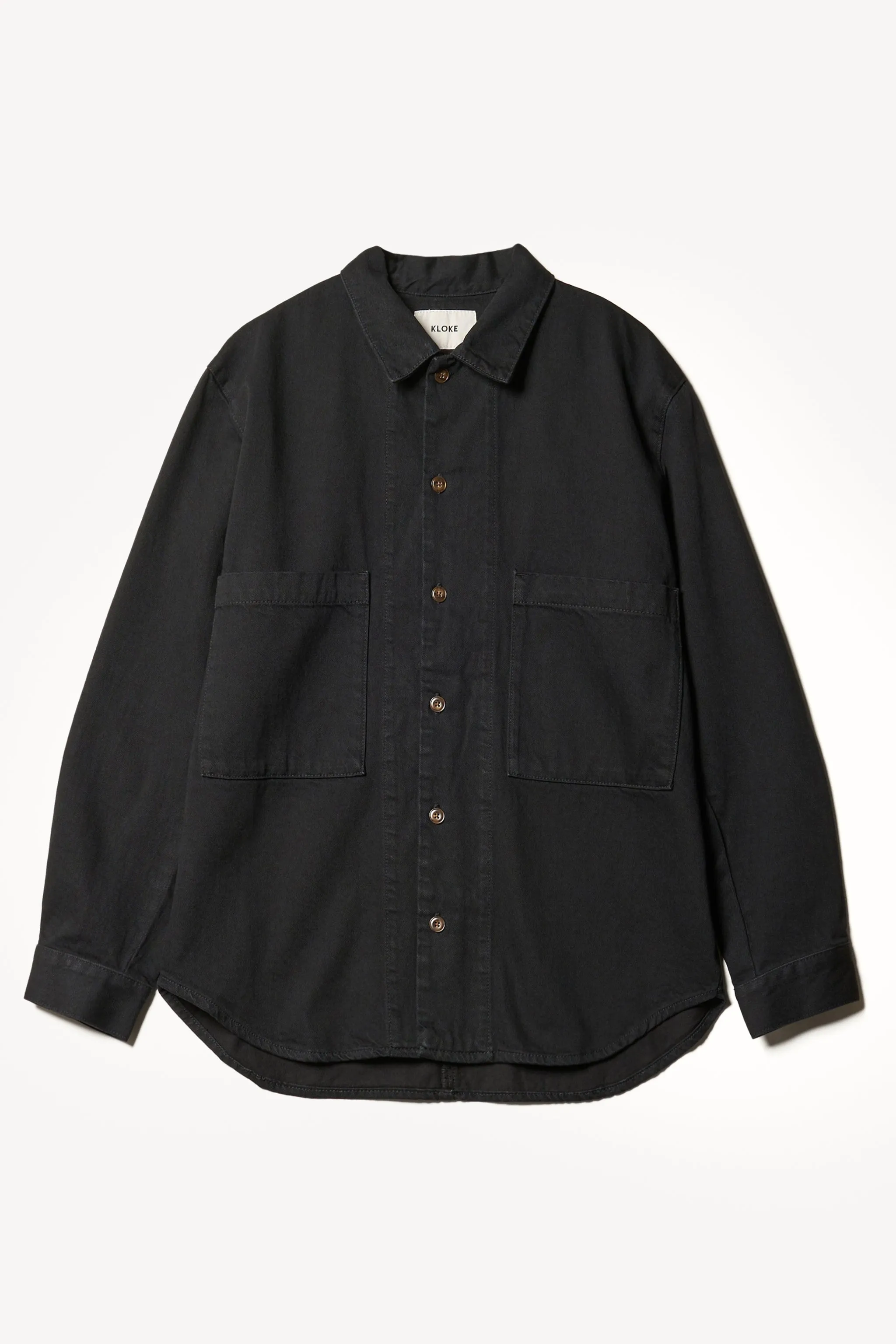 Trendy designs Region Denim Shirt Black