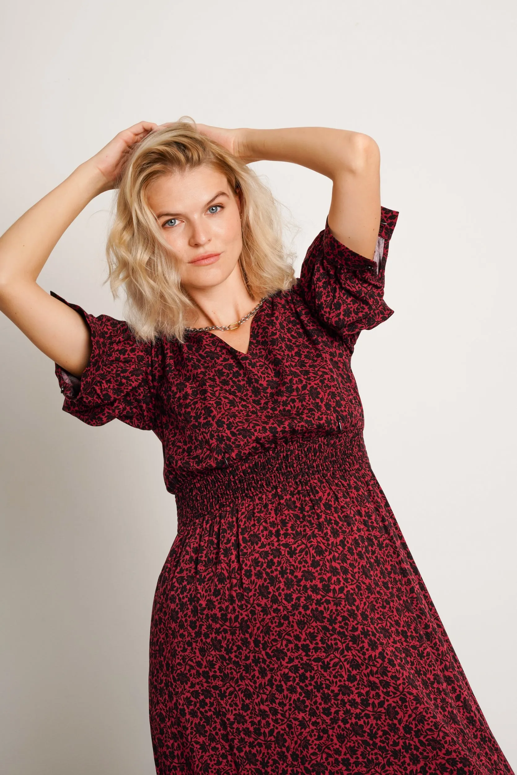 Leila Dress Nursing Tank postpartum belt