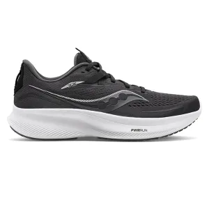 Rebound Efficiency Womens Saucony Ride 15 (Wide) - Black / White