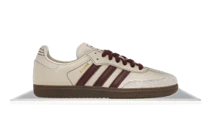 Adidas Samba Wonder White Maroon Walking Sole Mid Top Design