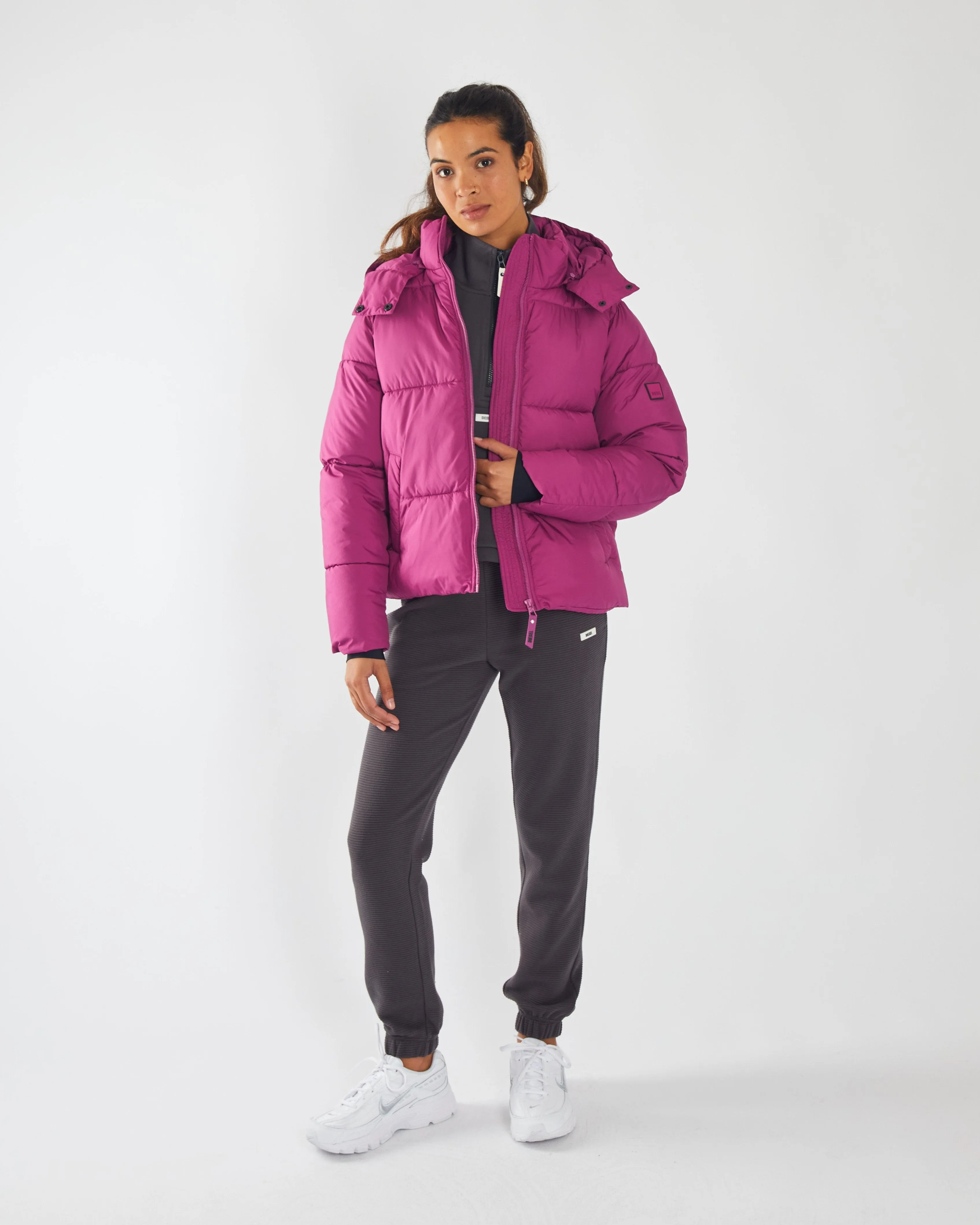 Easy Care Fabric Polly Jacket Raspberry Rose