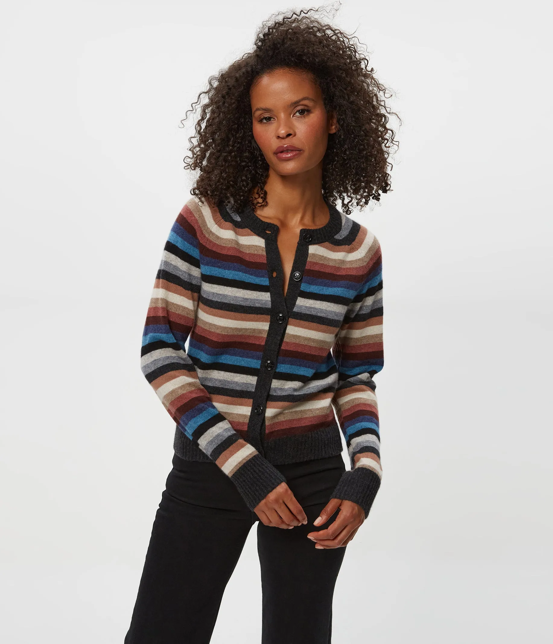 Low Impact Manufacturing ZeroWaste Production Caroline Cashmere Cardigan