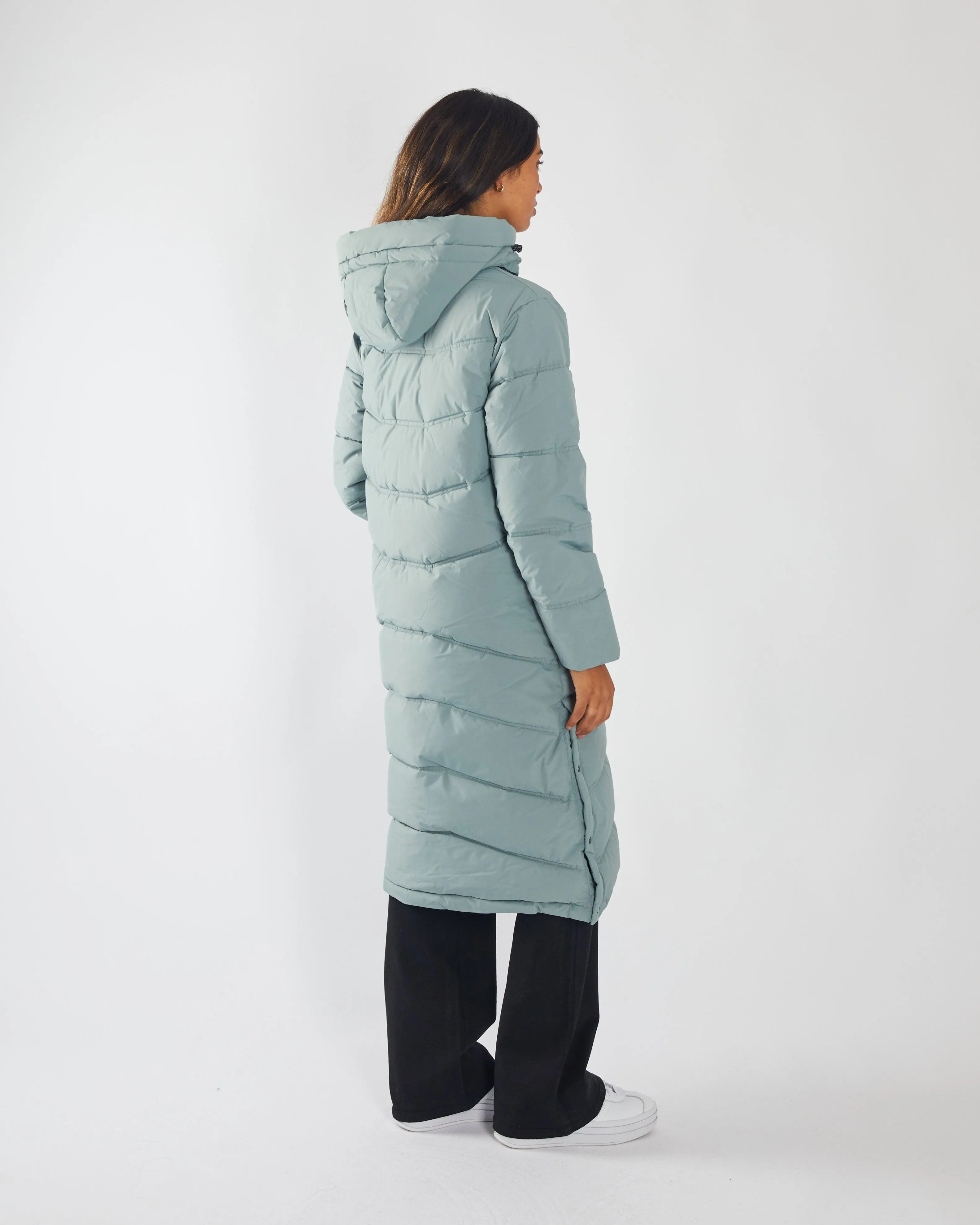 Ashley Jacket Sage Leaf AdjustableDrawstring