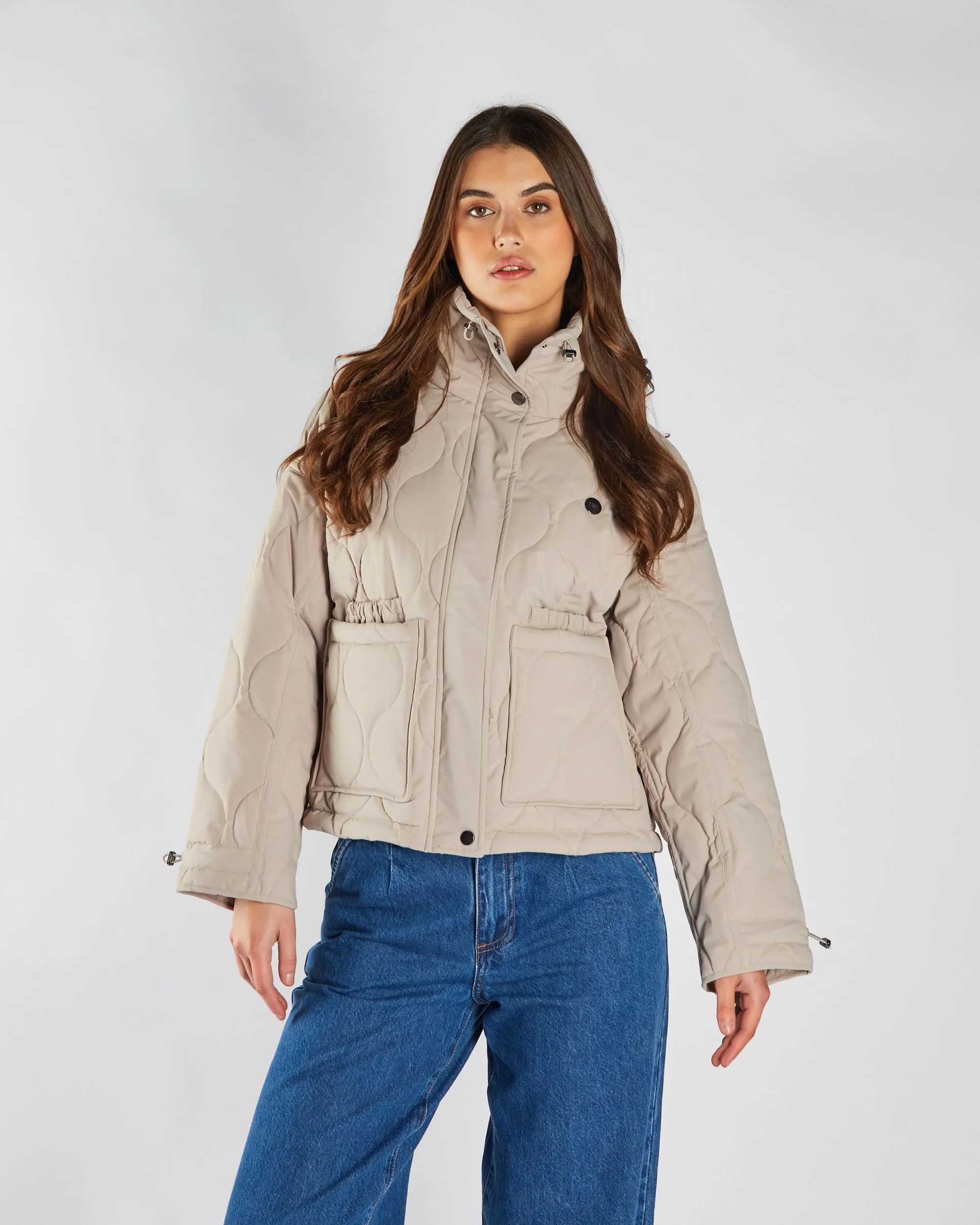 Moisture Managing Liner Lilou Jacket Soft Mushroom