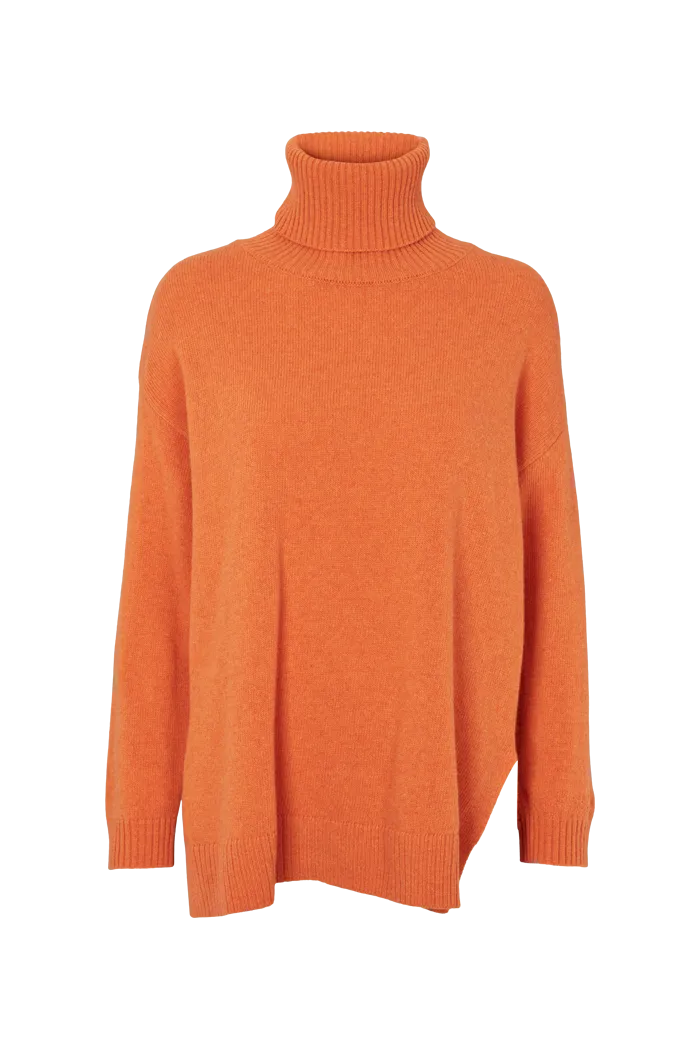 Interlock Knit Body Line T-Neck - Desert Sun