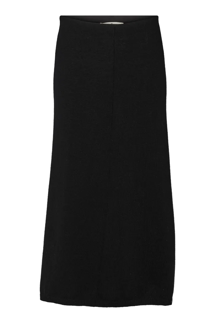 Lise 3/4 Skirt - Black Modern Casual Look Classic Warmth
