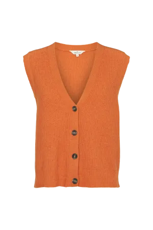 Lise Vest - Desert Sun UVProtective Knit Density Chilly Days