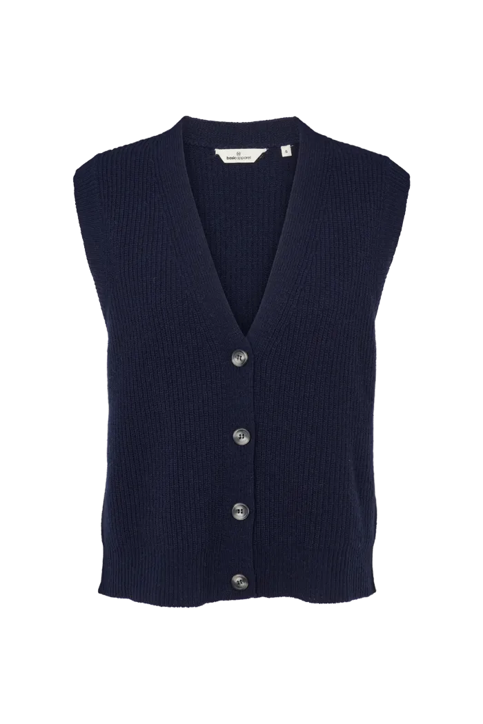 Lise Vest - Sky Captain Simple Casual Style Street Comforted