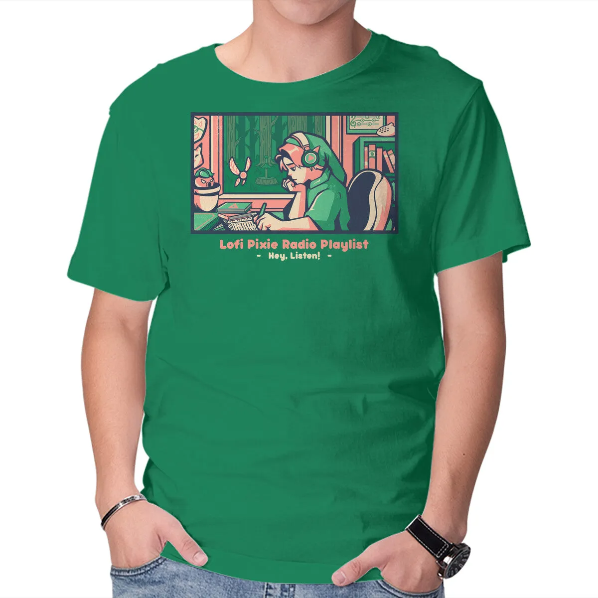 Sublimation Printed Collar Lofi Pixie Radio Playlist