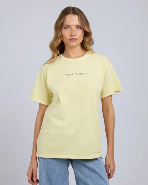 Timeless and Chic Logo Tee Lemon