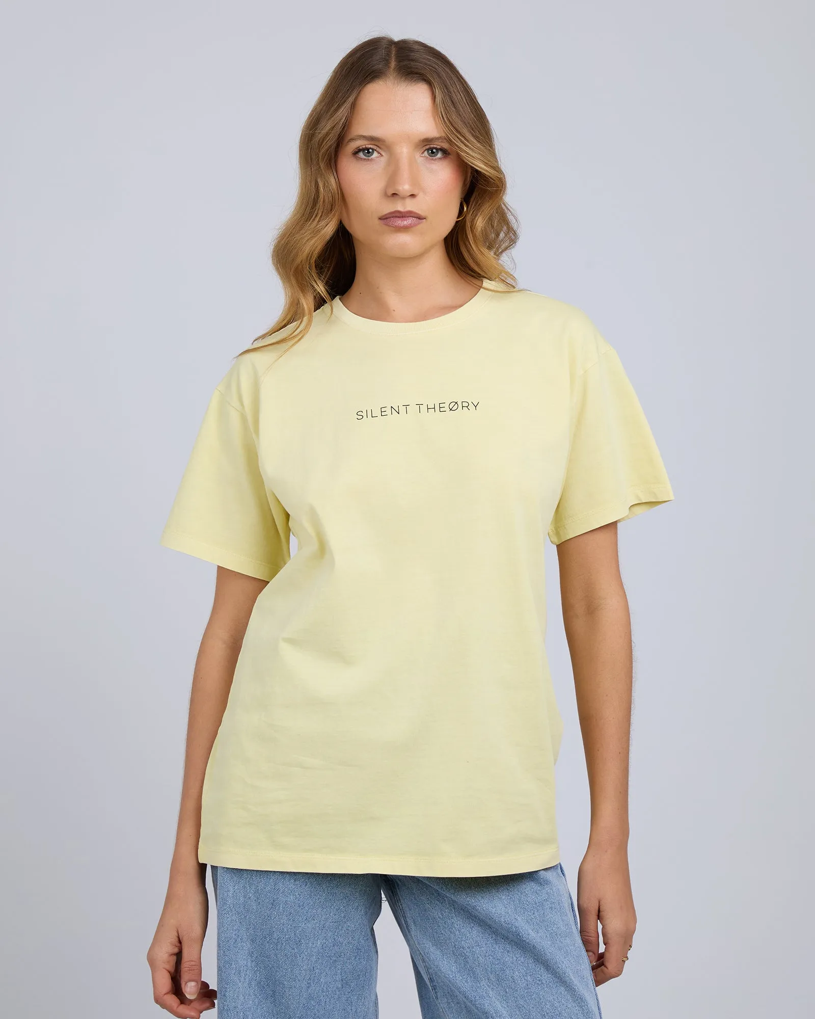 Logo Tee Lemon Anti-pilling Stylish Look