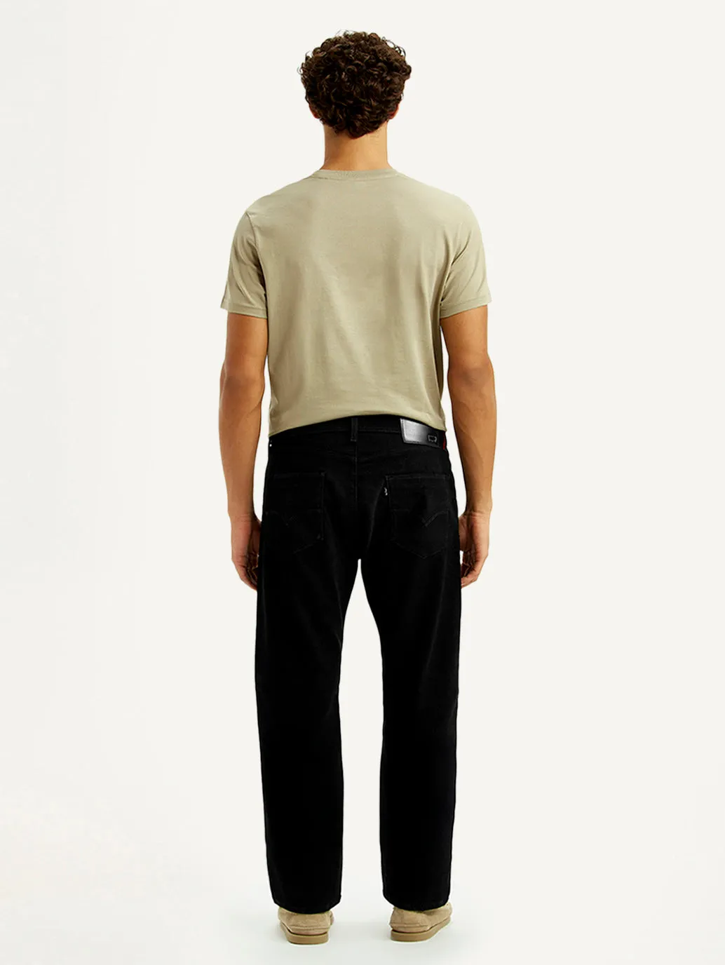 Daily Wear Nature Lover Men's Redloop 505 Black Straight Fit Mid Rise Jeans