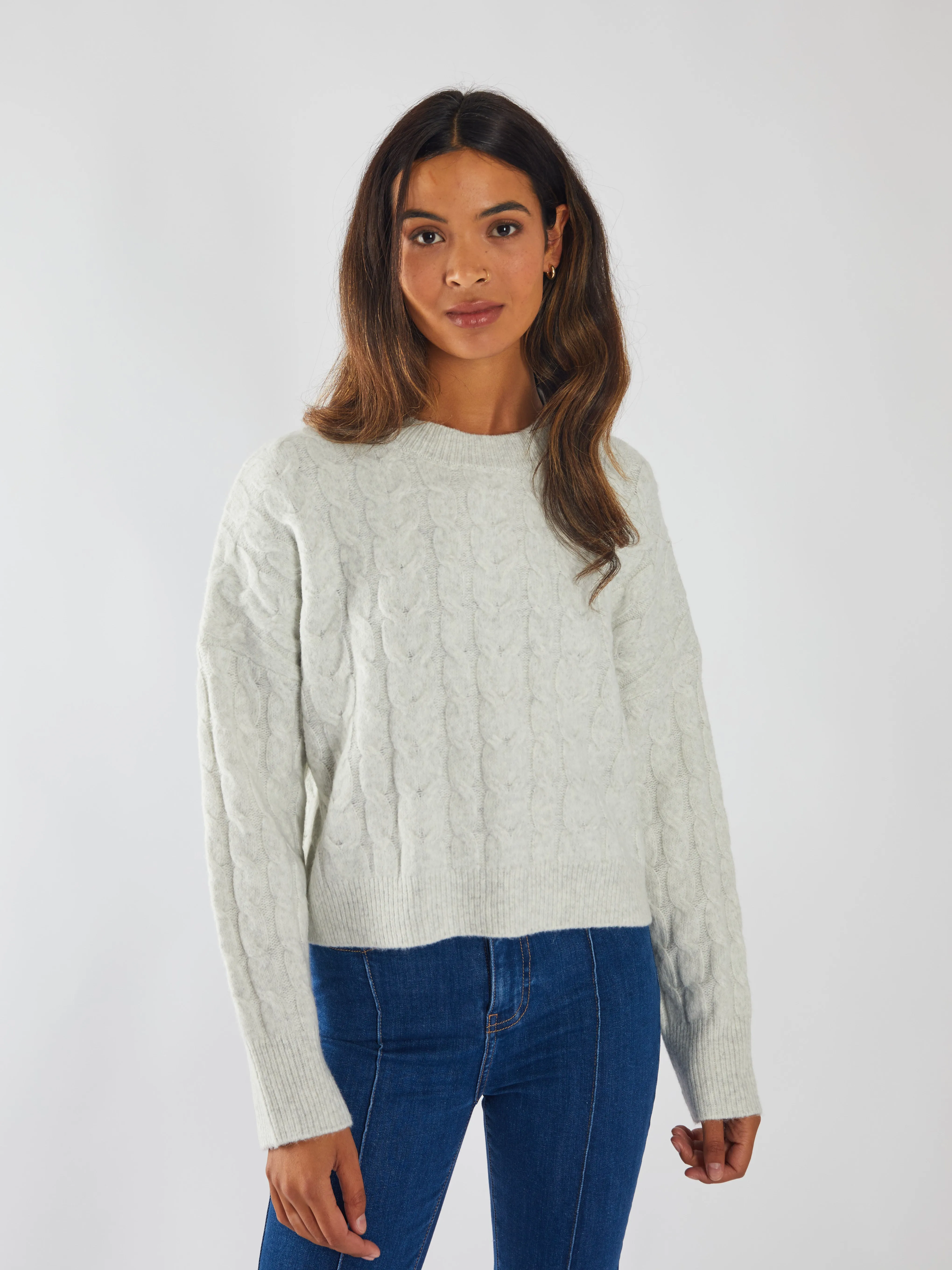 Colorfast Technology Madeline Knit Powder Grey