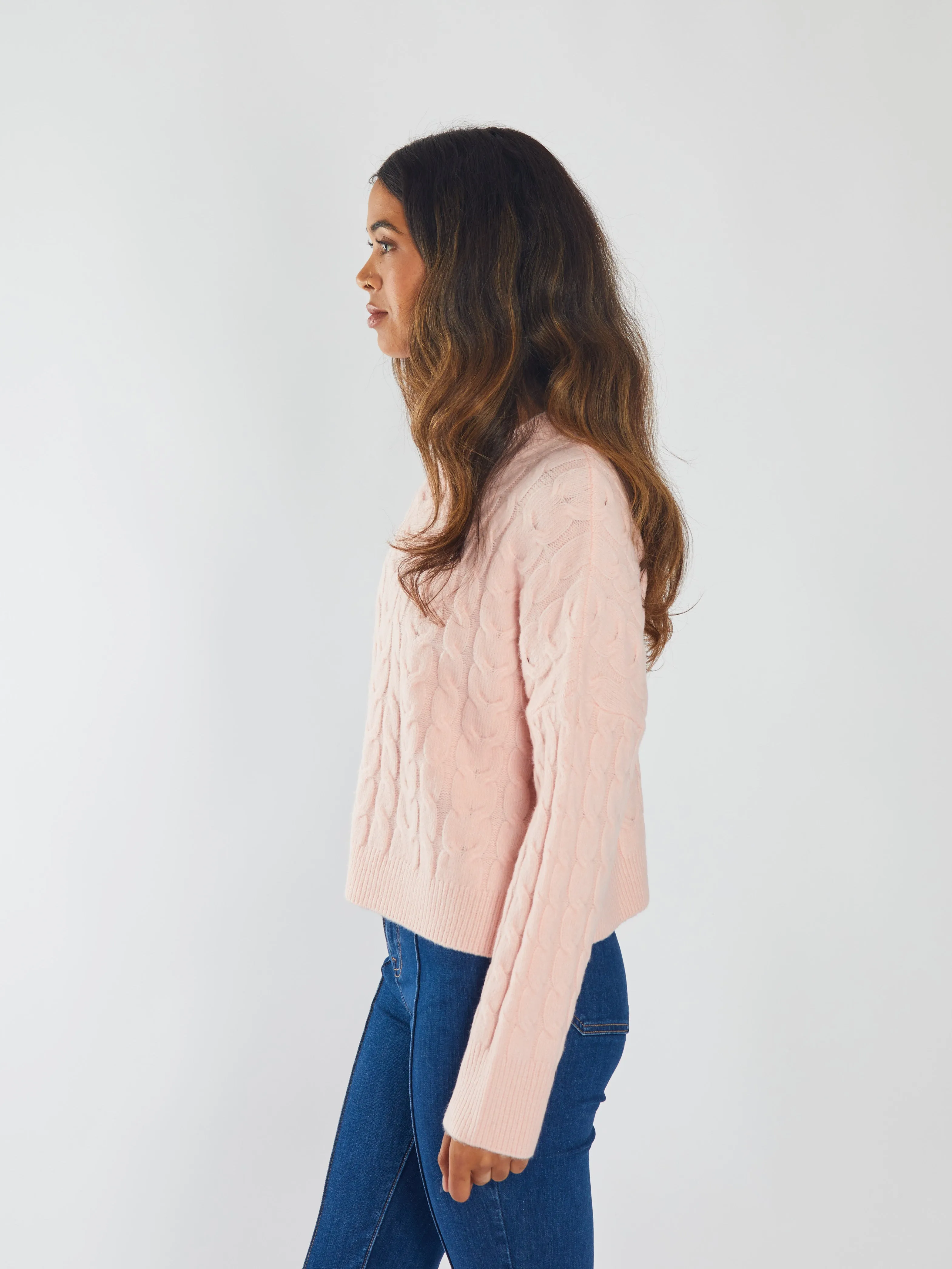 Madeline Knit Strawberry Cream Versatile Piece Daily Comfort