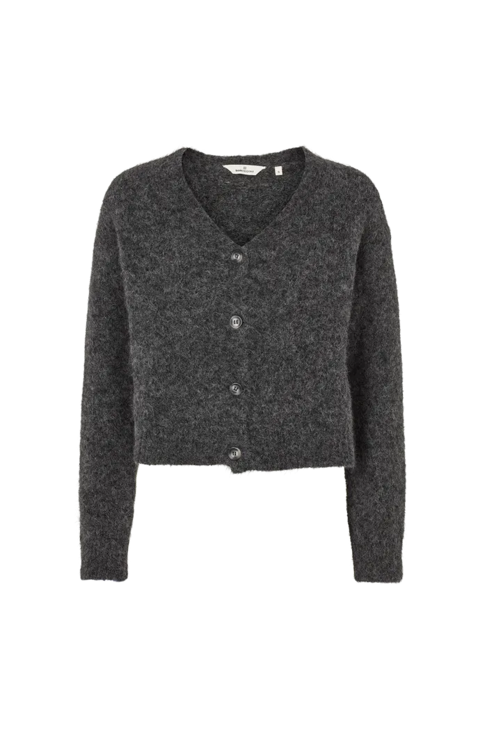 Magna Cardigan - Dark Grey Mel. Classic Warmth