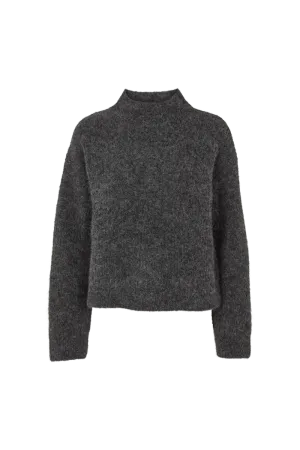 Sleek Surface Magna H. Neck - Dark Grey Mel.