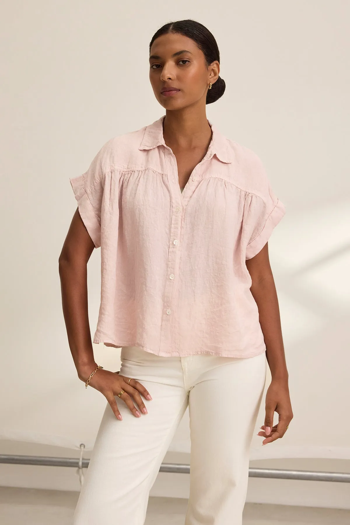 Comfy Layer ARIA LINEN TOP