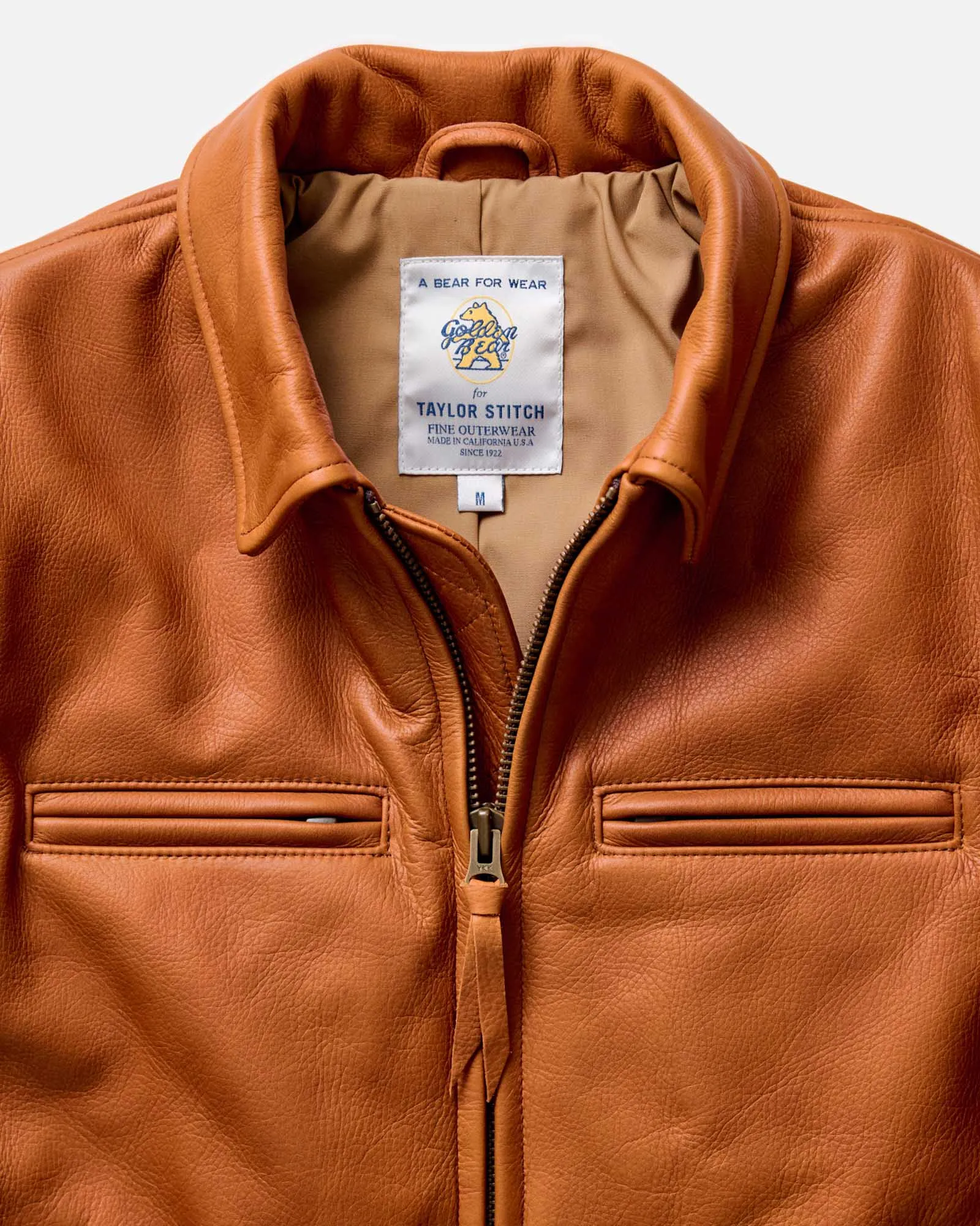 Elastic Binding The Moto Jacket in Whiskey Steerhide
