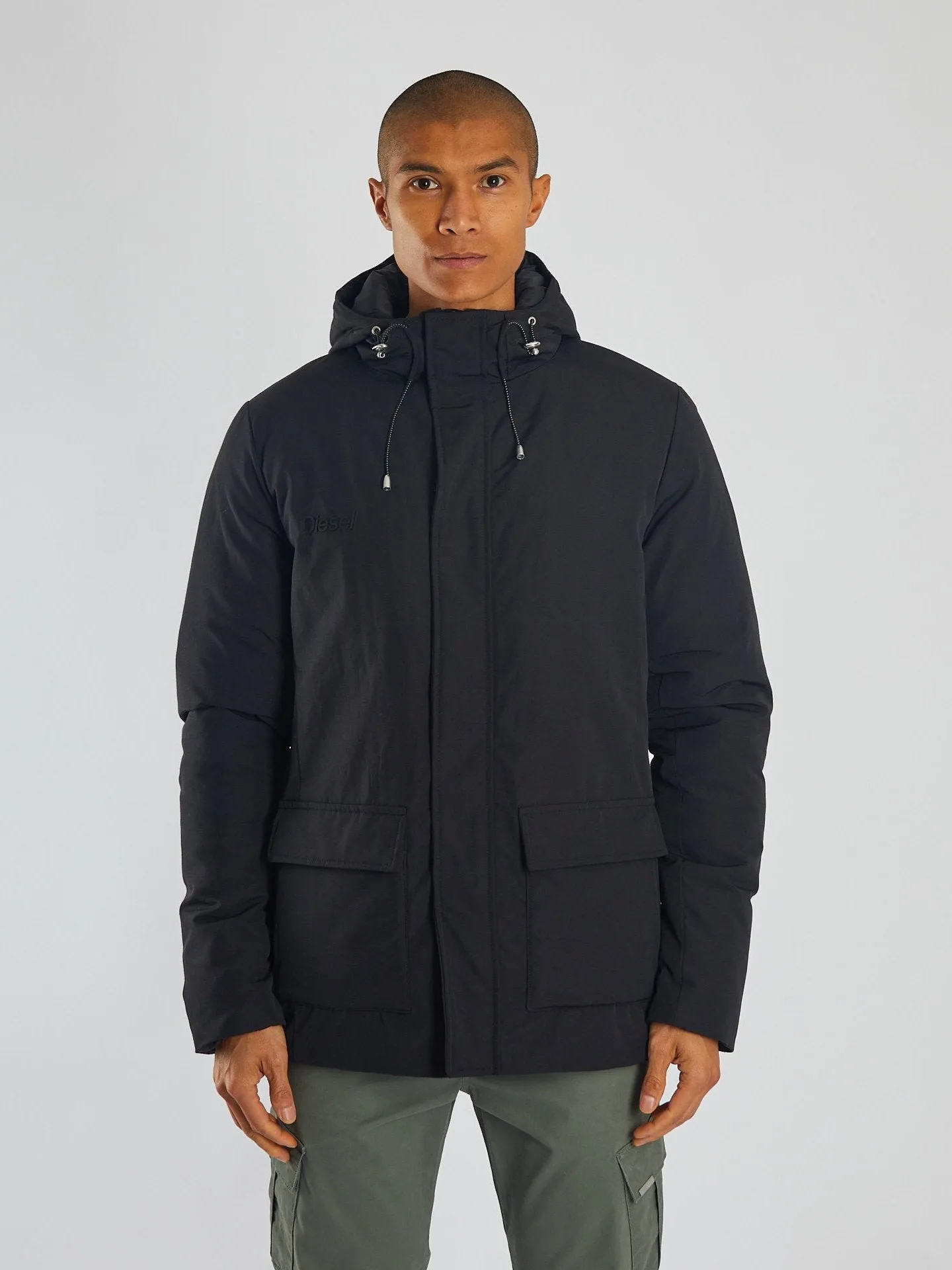 Mason Jacket Matte Black Sun Protection Fabric