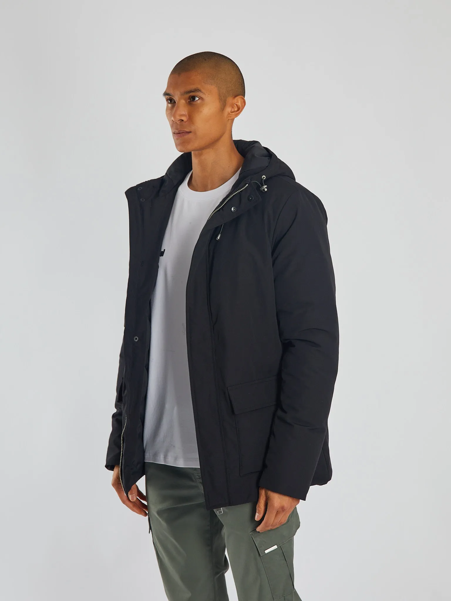 Mason Jacket Matte Black Strong Stitches