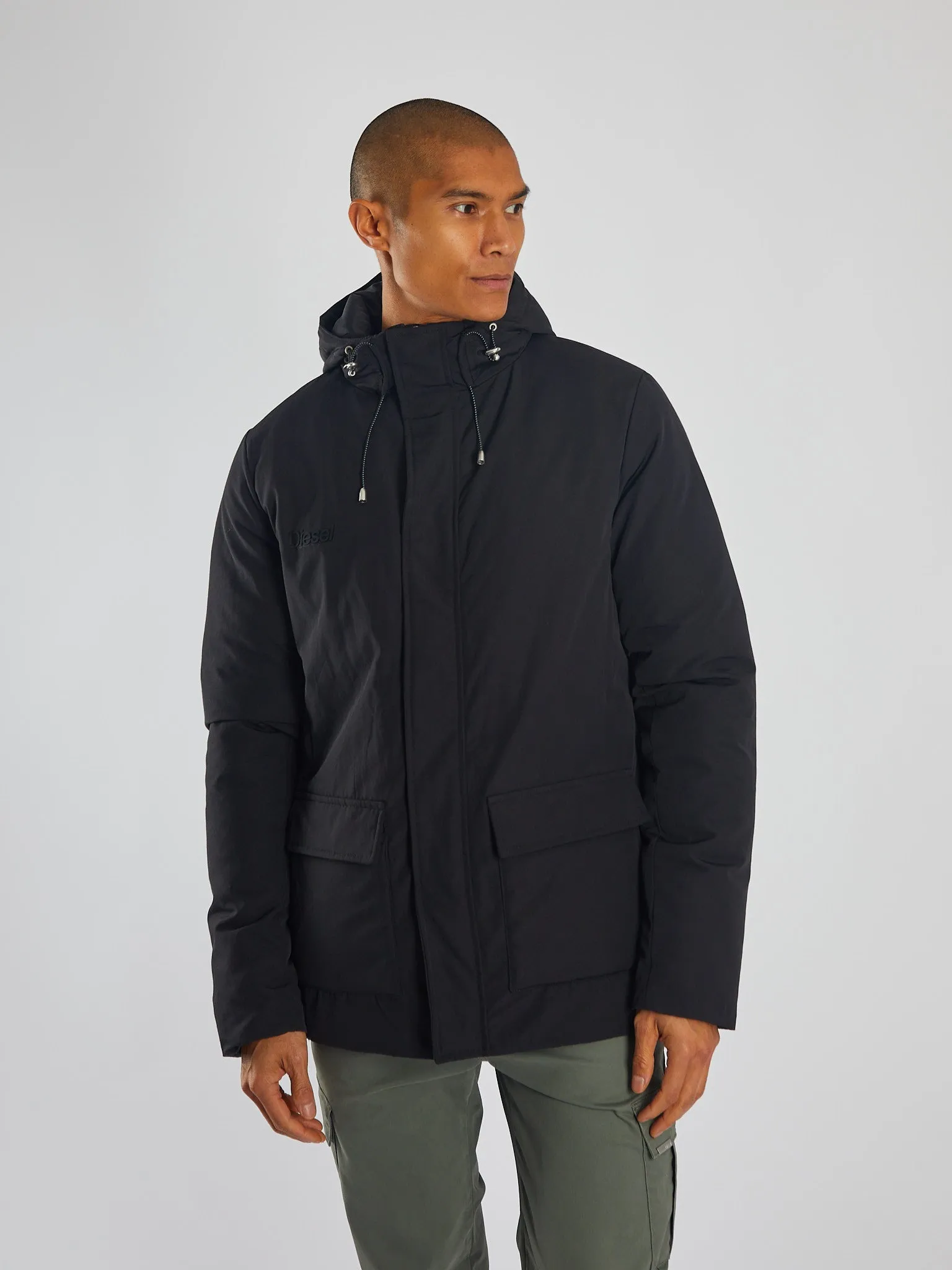 Mason Jacket Matte Black Compression Fit
