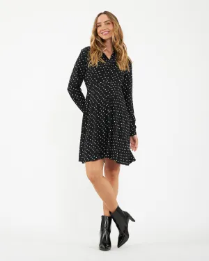 Must Have c-section recovery Fifi Shirt Dress  Black