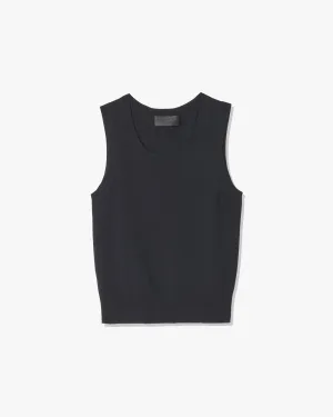 MAY CASHMERE TANK FrictionReduced Sleeve Construction