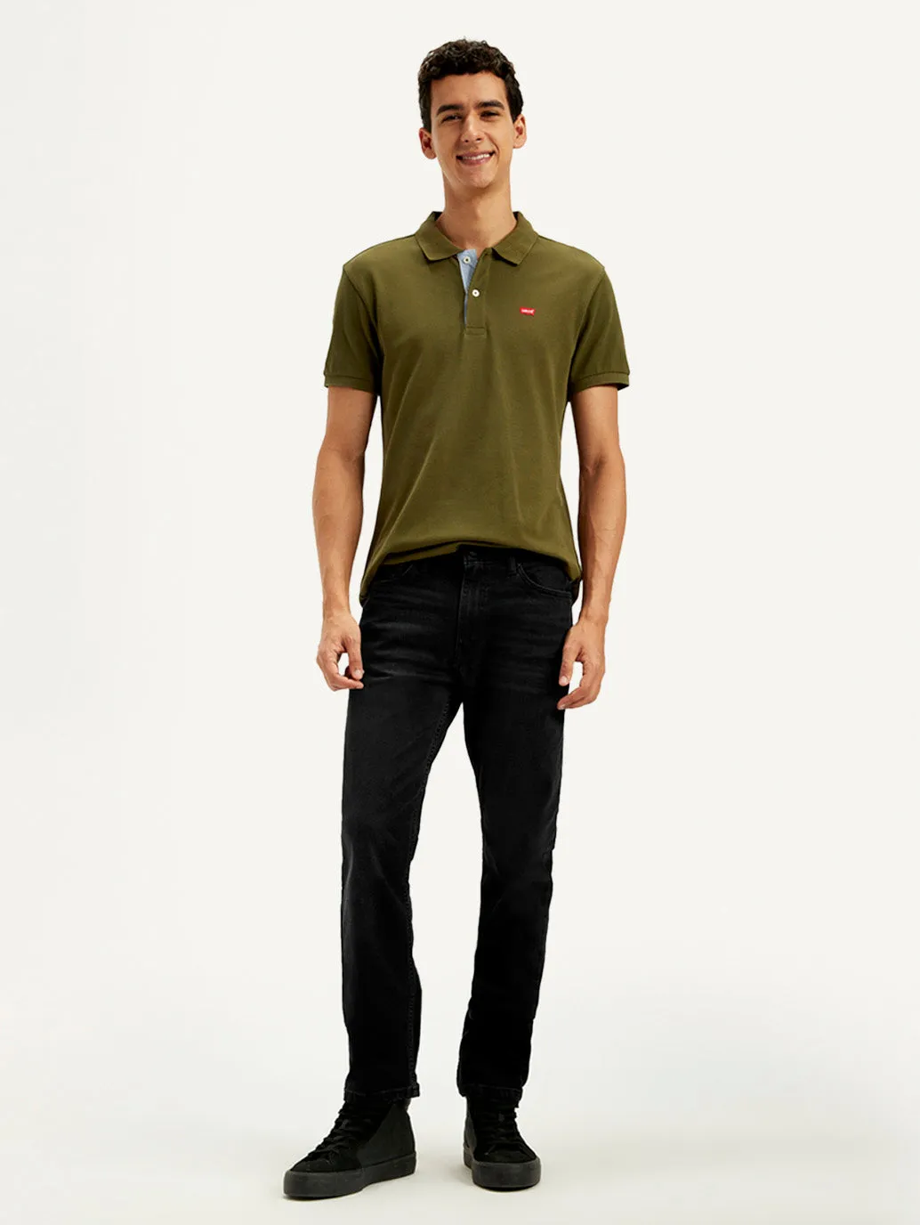 Everyday Basic Workwear Ready Men's 511 Black Slim Fit Mid Rise Jeans