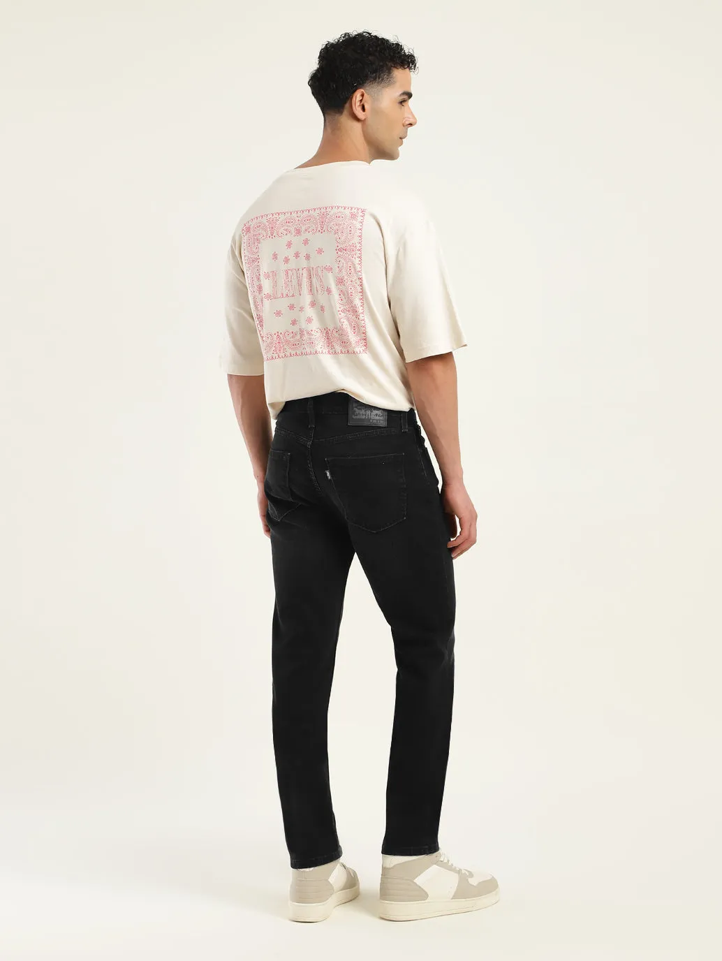 Men's 511 Black Slim Fit Mid Rise Jeans Relaxed Fit Waist